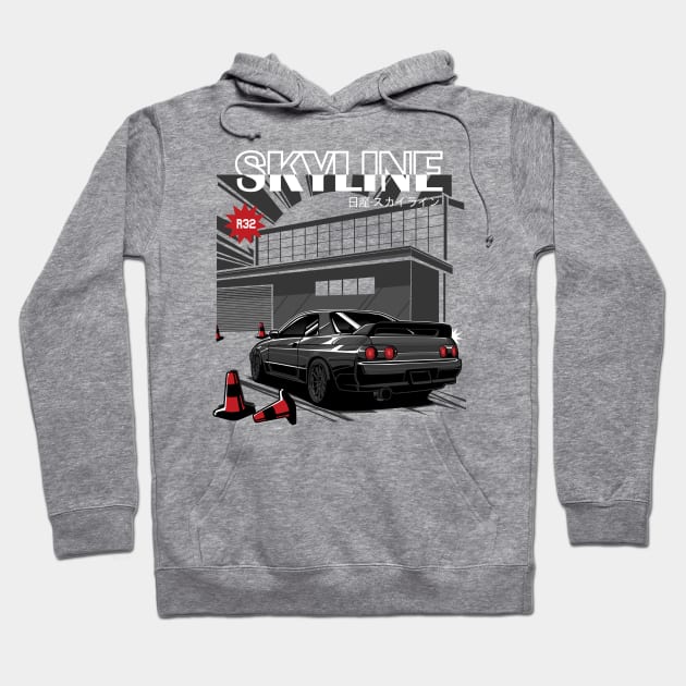 Nissan Skyline R32 Hoodie by JDMAPEX